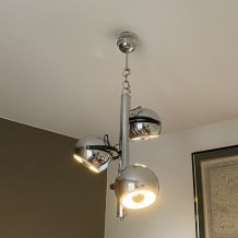 Suspension Eye Ball 3 globes. 1970. Space age.