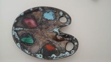 Palette de peinture en céramique (Vallauris)