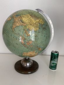 Globe vintage 1961 terrestre Dietrich Reimer Berlin mappemon