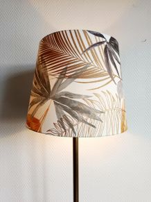 Lampadaire métal doré style Louis XV 