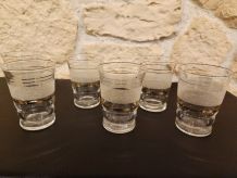 Lot de 6 verres vintage – Élégance et charme