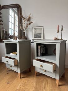 Paire de chevets  vintage