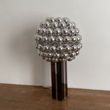 Lampe cinétique. 1970. Plexiglas fumé. Space age.