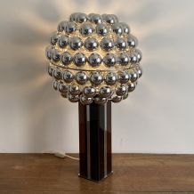 Lampe cinétique. 1970. Plexiglas fumé. Space age.