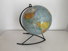 Globe vintage 1960 terrestre Girard Barrère mappemonde - 33 