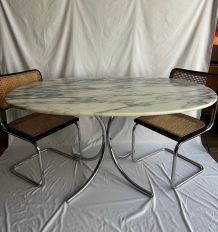 Table marbre vintage