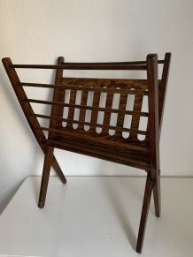 Porte-revues vintage1960 Cees Braakman scandinavie vinyle ma