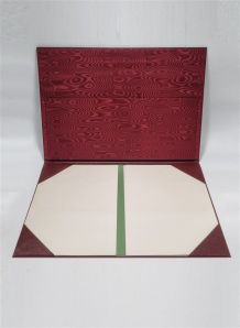 Sous-main vintage en cuir