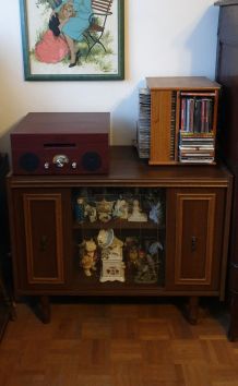Petit meuble vintage, bar, vitrine, bibliotheques