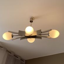 Lustre Spoutnik. 1970. Space age. 4 globes.