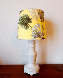 Lampe marbre et abat-jour sur mesure 