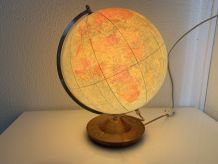 Globe terrestre vintage 1978 de Räth Leipzig ex-RDA - 43 cm