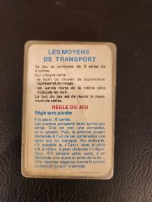 Jeu éducatif rétro Nathan "Les Moyens de Transport" | Rare |
