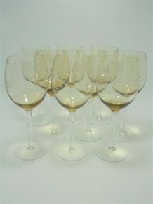  Set de 9 verres à pied 