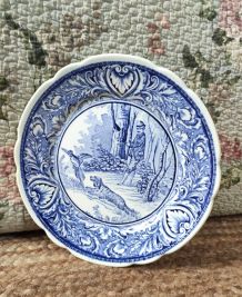 Assiettes de collection Delfts Boch (scènes de chasse)