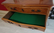Belle commode Louis XV  en merisier
