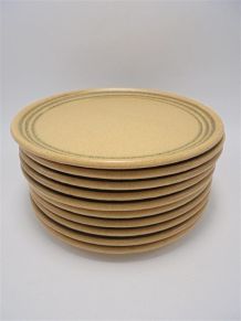 10 assiettes à dessert Sarreguemines