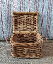 Panière en bois tressé (2 anses)