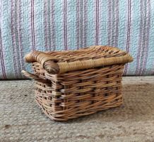 Panière en bois tressé (2 anses)