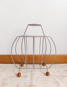 Porte-revues ou vinyles spoutnik space age 1970 