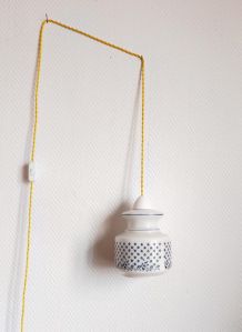 Lampe baladeuse aux fleurs vintage 