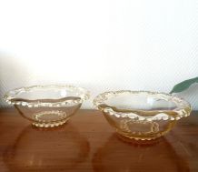 Paire de coupes art déco Pierre d'Avesn