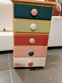 commode en bois restaurée