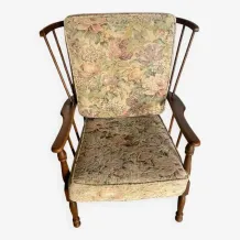 Page 1 of 11 Rare ensemble fauteuils et banquette éventail