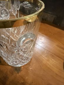 Seau a Champagne en cristal ETZEL