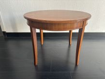 Table basse vintage 1950 Hainke Allemagne guéridon ronde boi