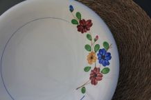 Plat rond Digoin Sarreguemines modèle Beausoleil