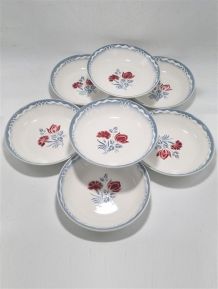 Assiettes Digoin Sarreguemines