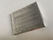 Porte-cigarettes vintage 1930 Inca argent sterling 925 - 9,8