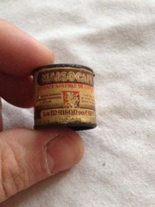 ancien boite miniature lait milk et maisocafé