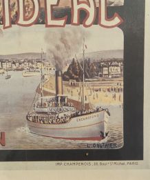 Affiche encadrée PORNICHET LA BAULE