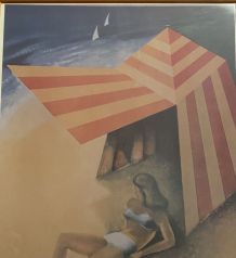 Affiche LA BAULE encadrée