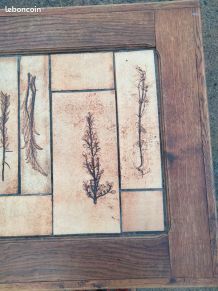 Table basse céramique herbier Capron