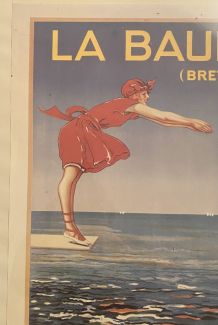 Affiche encadrée LA BAULE 
