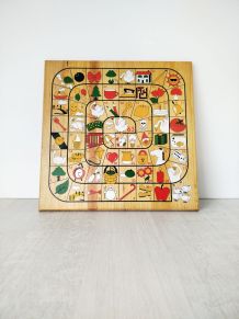 Plateau jeu vintage | Cabajou - France - Jouet ancien rétro 