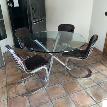 Table Renato Zevi pour Roche Bobois. 1970. 