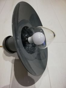 Suspension Globe En Verre Et Fer Style loft.