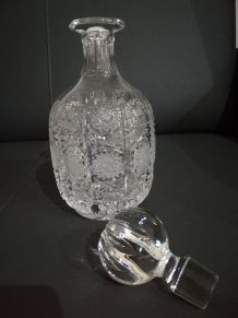 Carafe À Liqueur En Cristal De Bohème De Pologne 