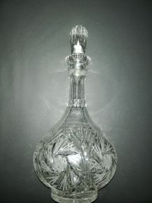 Carafe À Liqueur En Cristal De Bohème Dee Pologne 
