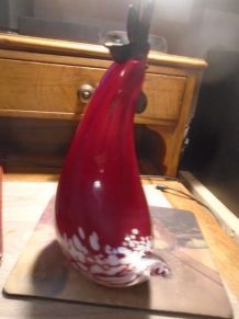 MURANO Sculpture coq verre souffle formia murano