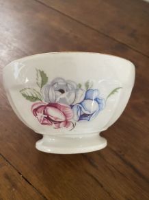 2 bols porcelaine blanche CB cie France.