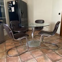 Table Bernard DEQUET pour PROTIS. 1980. 