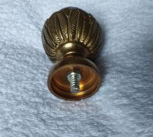 Porte-embrasse pour rideaux en  Laiton forme pomme de pin 