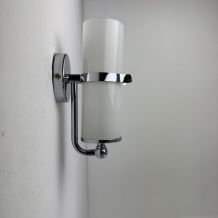 PAIRE D’ANCIENNES APPLIQUES EN OPALINE « DELMAS »  VINTAGE