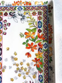 Plat faience Bagatelle de gien