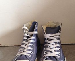 Converse bleu haute